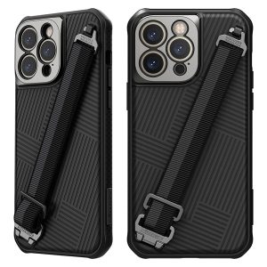 قاب محافظ بند دار iPhone 14 Pro Max مارک نیلکین مدل Strap Case
