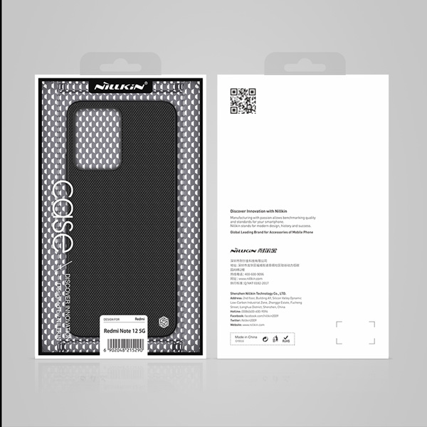 قاب محافظ نیلکین Xiaomi Redmi Note 12 نسخه چین مدل Textured Case
