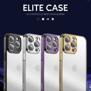 قاب پشت مات iPhone 14 مارک Green Lion مدل Elite Case with Matte Electroplating Bumper
