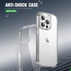قاب کریستالی iPhone 14 Pro مارک Green Lion مدل Anti-Shock Case