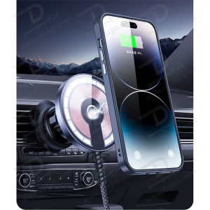 قاب کریستالی آیفون 14 پرو مکس مارک TOTU مدل مگ سیف ساپورت - فریم مات