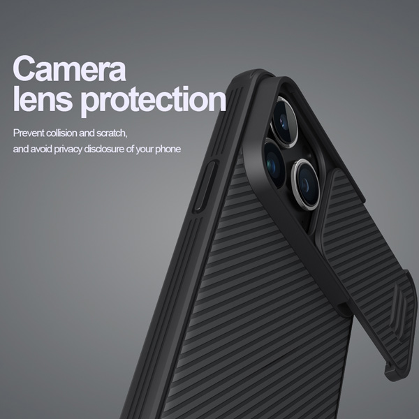 قاب کمشیلد مگنتی ویژه iPhone 14 Pro مارک نیلکین مدل CamShield S Magnetic