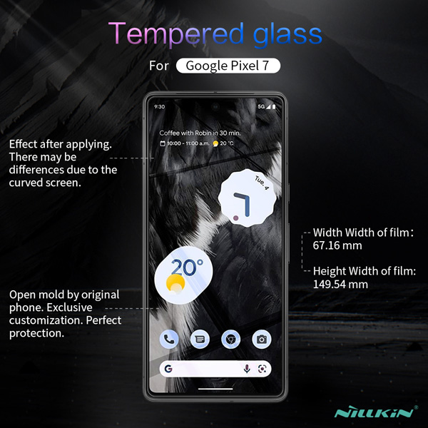 محافظ صفحه نمایش Google Pixel 7 مارک نیلکین مدل H+Pro Anti-Explosion