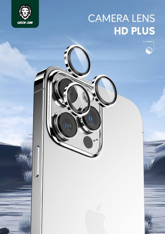 محافظ لنز رینگی فلزی HD Plus گوشی iPhone 14 Plus مارک Green Lion