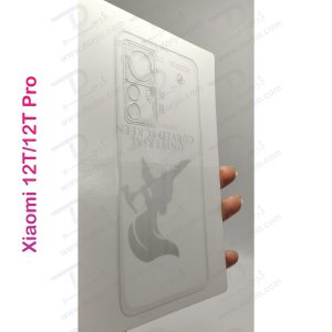 نانو برچسب شفاف فول کاور پشت Xiaomi 12T-12T Pro