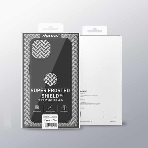 گارد ضد ضربه iPhone 14 مارک نیلکین Super Frosted Shield Pro (With LOGO cutout)