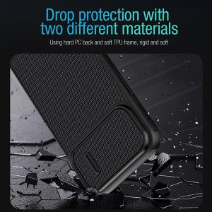 گارد مگنتی محافظ دوربین دار iPhone 14 Pro Max مدل Textured Case S Magnetic