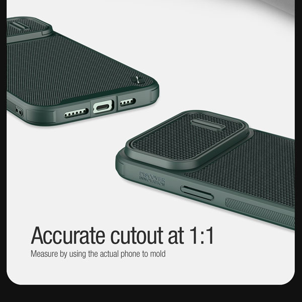 گارد مگنتی محافظ دوربین دار iPhone 14 Pro مدل Textured Case S Magnetic