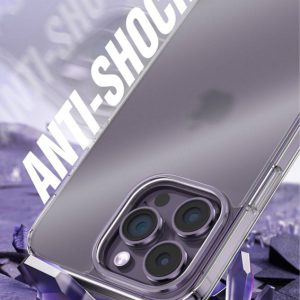 گارد نیمه شفاف مات ضد ضربه iPhone 14 Pro مارک Green Lion مدل Anti-Shock Pro Cloudy Matte