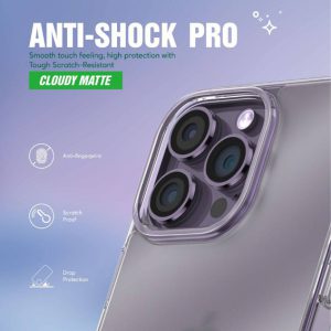گارد نیمه شفاف مات ضد ضربه iPhone 14 Plus مارک Green Lion مدل Anti-Shock Pro Cloudy Matte