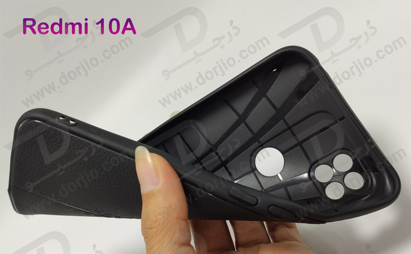 گارد ژله‌ای طرح چرم گوشی Xiaomi Redmi 10A