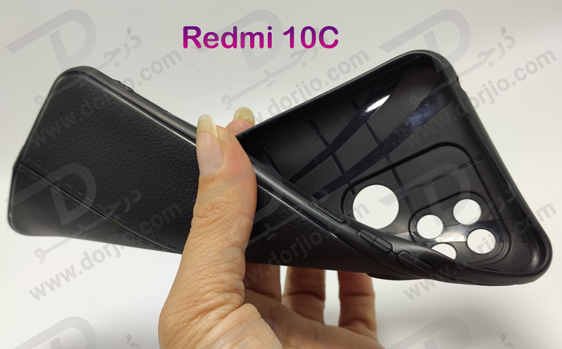 گارد ژله‌ای طرح چرم گوشی Xiaomi Redmi 10C