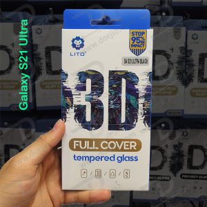گلس شیشه ای Samsung Galaxy S21 Ultra مارک LITO مدل 3D Full Cover