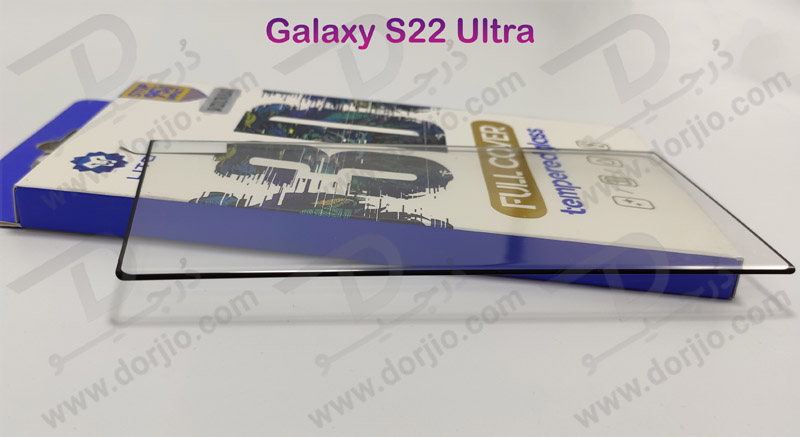 گلس شیشه ای Samsung Galaxy S22 Ultra مارک LITO مدل 3D Full Cover