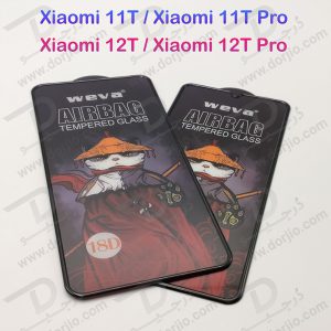 گلس شیشه ای ایربگ دار Xiaomi 12T-12T Pro مارک Weva