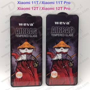گلس شیشه ای ایربگ دار Xiaomi 12T-12T Pro مارک Weva