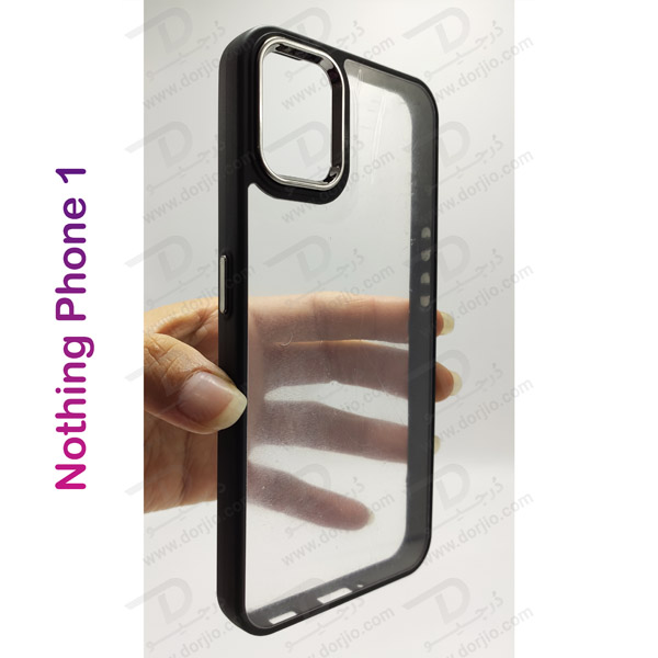 کریستال کاور شفاف فریم ژله‌ ای ضد ضربه Nothing Phone 1