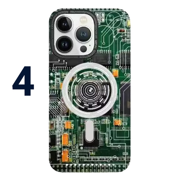 گارد مگنتی طرح مدرن iPhone 14 Plus مارک Green Lion مدل Magnetic Tech Plus