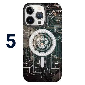 گارد مگنتی طرح مدرن iPhone 14 Plus مارک Green Lion مدل Magnetic Tech Plus