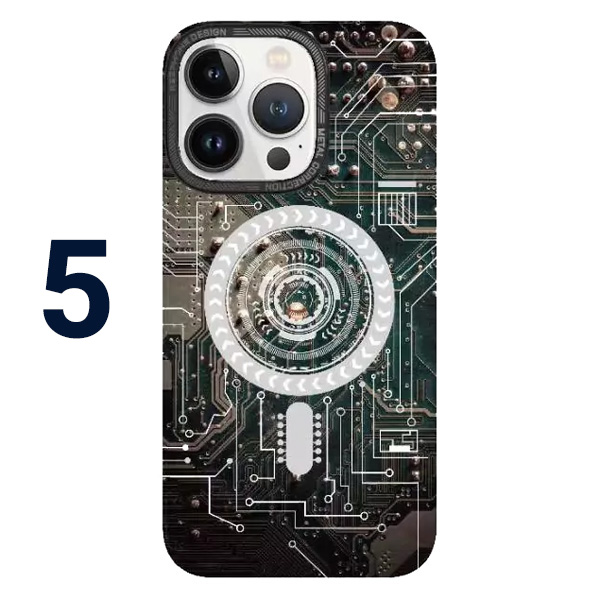 گارد مگنتی طرح مدرن iPhone 14 Plus مارک Green Lion مدل Magnetic Tech Plus