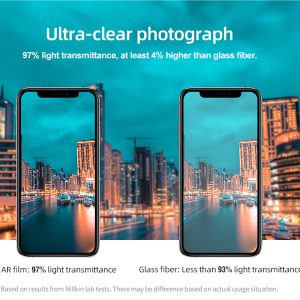 گلس دوربین نیلکین آیفون ایکس اس مکس - iPhone XS Max مدل InvisiFilm