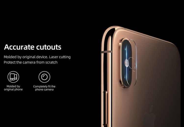 گلس دوربین نیلکین آیفون ایکس اس مکس - iPhone XS Max مدل InvisiFilm