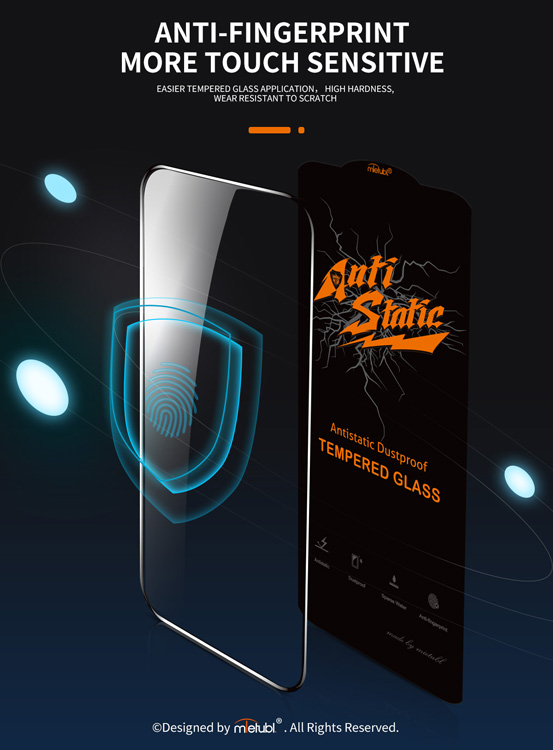 گلس شیشه ای Xiaomi Poco M4 Pro 4G مارک Mietubl مدل Anti-Static Dustproof