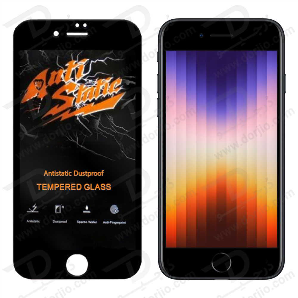 گلس شیشه ای iPhone SE 2022 مارک Mietubl مدل Anti-Static Dustproof (1)