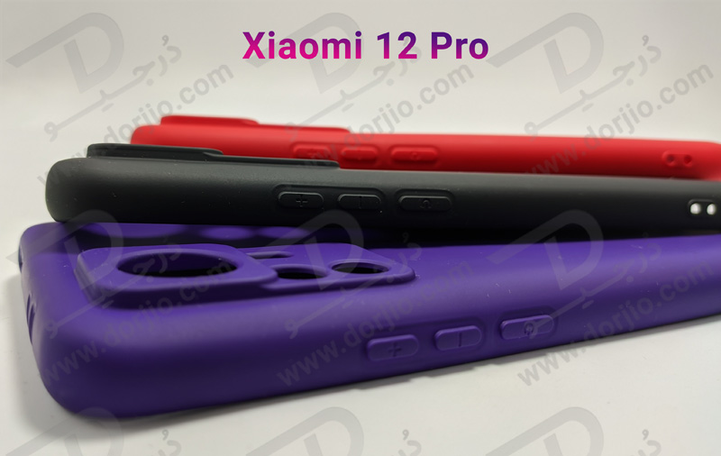 قاب سیلیکونی محافظ دوربین دار Xiaomi 12 Pro