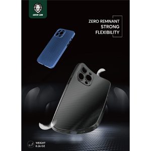 قاب فیبری کربنی iPhone 14 Plus مارک Green Lion مدل Carbon Fiber Plus