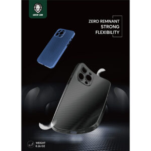 قاب فیبری کربنی iPhone 14 Pro مارک Green Lion مدل Carbon Fiber Plus