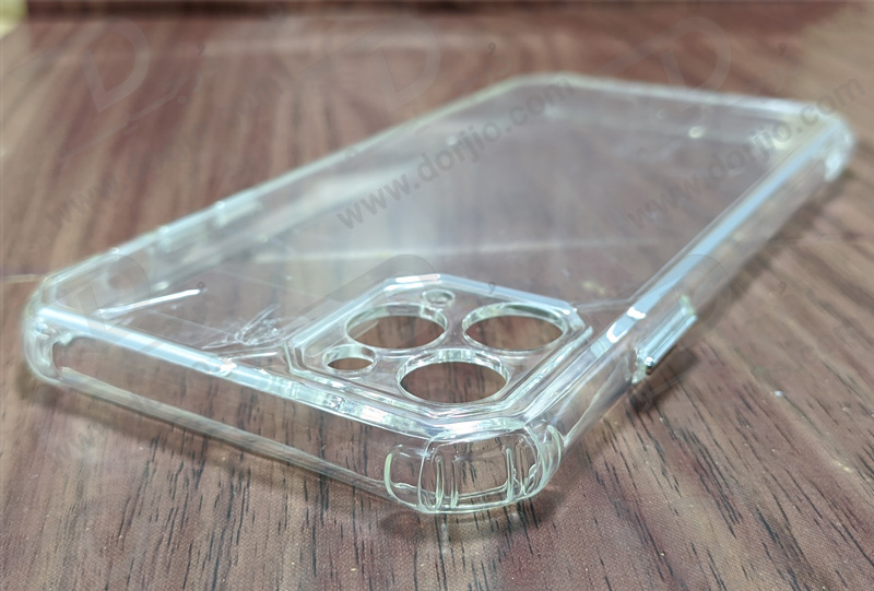 کریستال کاور شفاف فریم ژله‌ ای ضد ضربه iPhone 12 Pro