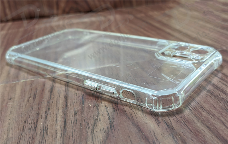 کریستال کاور شفاف فریم ژله‌ ای ضد ضربه iPhone 12 Pro Max