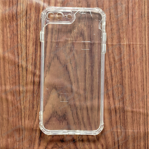 کریستال کاور شفاف فریم ژله‌ ای ضد ضربه iPhone 7 PLUS