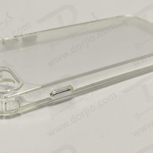 کریستال کاور شفاف فریم ژله‌ ای ضد ضربه iPhone 8