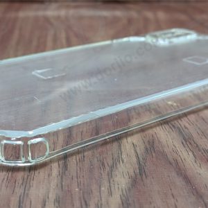 کریستال کاور شفاف فریم ژله‌ ای ضد ضربه iPhone X