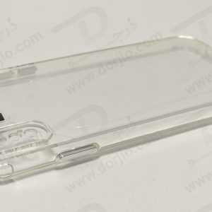 کریستال کاور شفاف فریم ژله‌ ای ضد ضربه iPhone X