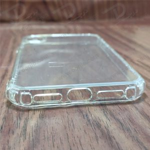 کریستال کاور شفاف فریم ژله‌ ای ضد ضربه iPhone XR