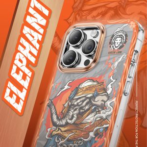 گارد مگنتی طرح جنگجو iPhone 14 Plus مارک Green Lion مدل Magnetic Warrior