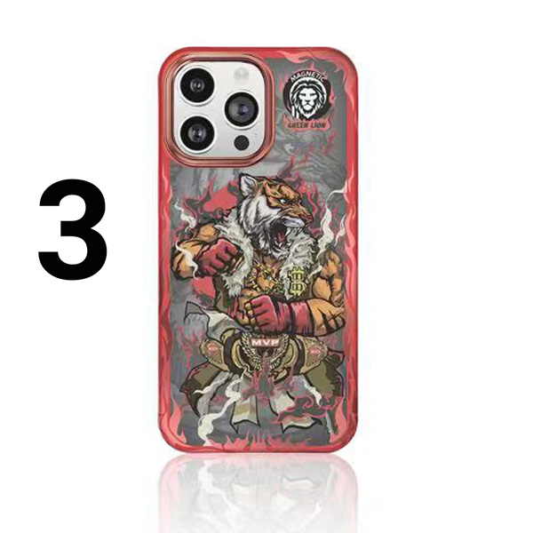 گارد مگنتی طرح جنگجو iPhone 14 Plus مارک Green Lion مدل Magnetic Warrior