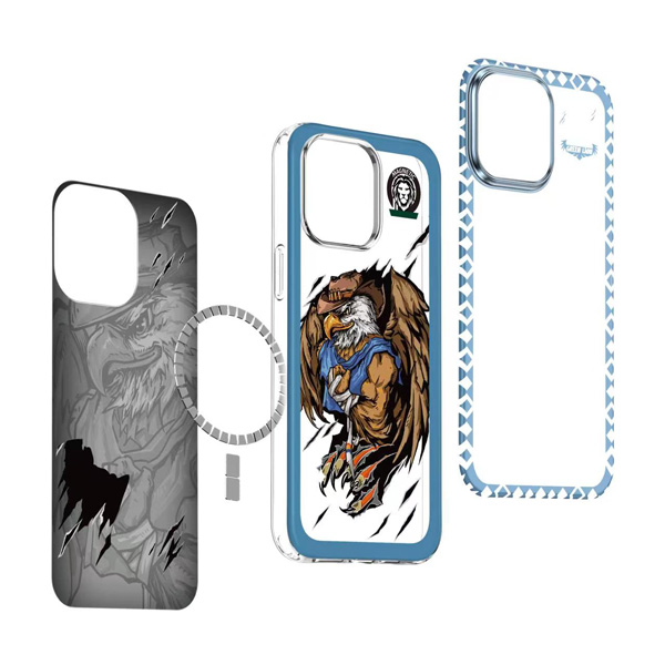 گارد مگنتی طرح جنگجو iPhone 14 Plus مارک Green Lion مدل Magnetic Warrior