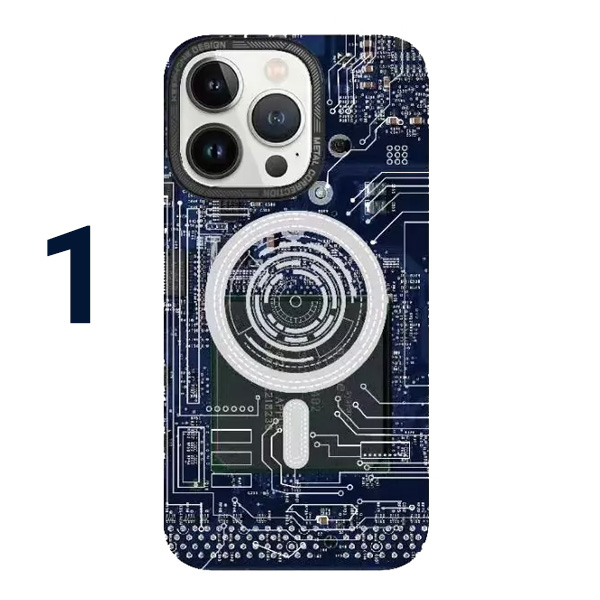 گارد مگنتی طرح مدرن iPhone 14 Pro مارک Green Lion مدل Magnetic Tech Plus