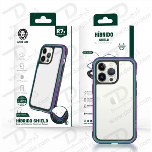 گارد هیبریدی ضد ضربه iPhone 14 Pro مارک Green Lion مدل Hibrido Shield