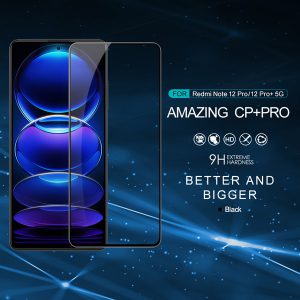 گلس شیشه ای نیلکین Xiaomi Redmi Note 12 Pro Plus نسخه چین مدل CP+PRO Tempered Glass