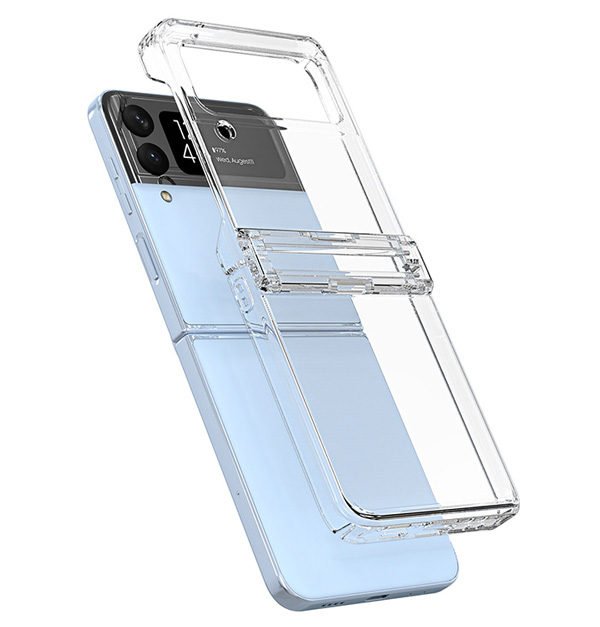 قاب کریستالی شفاف Samsung Galaxy Z Flip 4 مارک Araree مدل NUKIN 360