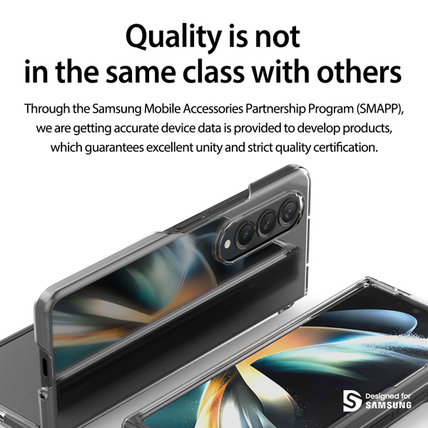 کریستال کاور شفاف Samsung Galaxy Z Fold 4 مارک Araree مدل NUKIN 360