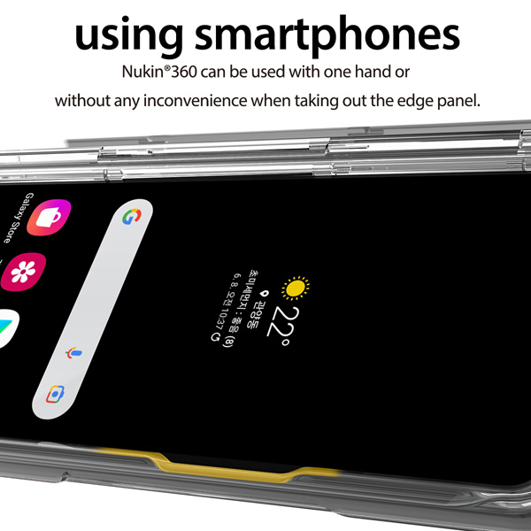 گارد شفاف بامپر دار Samsung Galaxy Z Fold 4 مارک Araree مدل NUKIN 360