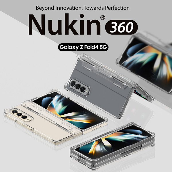 شفاف بامپر دار Samsung Galaxy Z Fold 4 مارک Araree مدل NUKIN 360 5