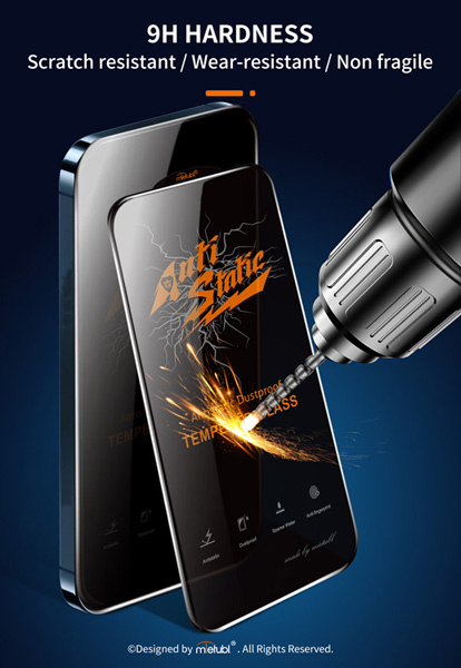 گلس شیشه ای OnePlus 9 مارک Mietubl مدل Anti-Static Dustproof