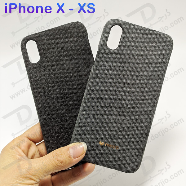 خرید قاب اصلی روکش پارچه ای iPhone XS مارک Mozo